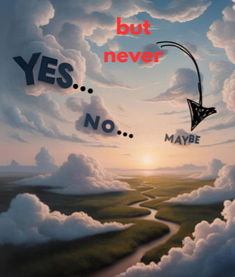 “Yes”, “No” but Never “Maybe”